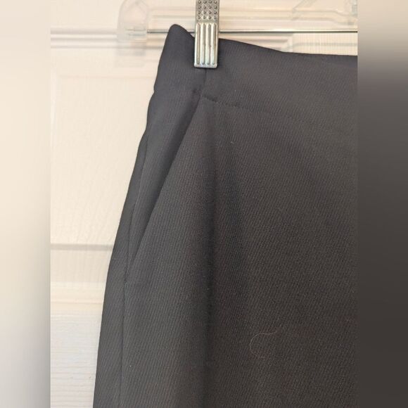 & Other Stories Black Trousers Wide Mwt Straight High Waisted dress Pants Size 2 - Picture 9 of 9